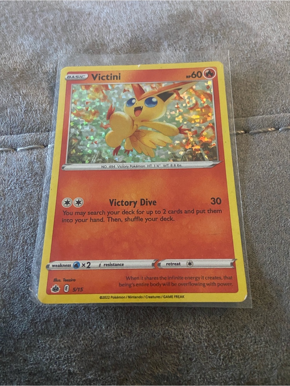 Holo Victini (5/15) McDonald's Promos 2022